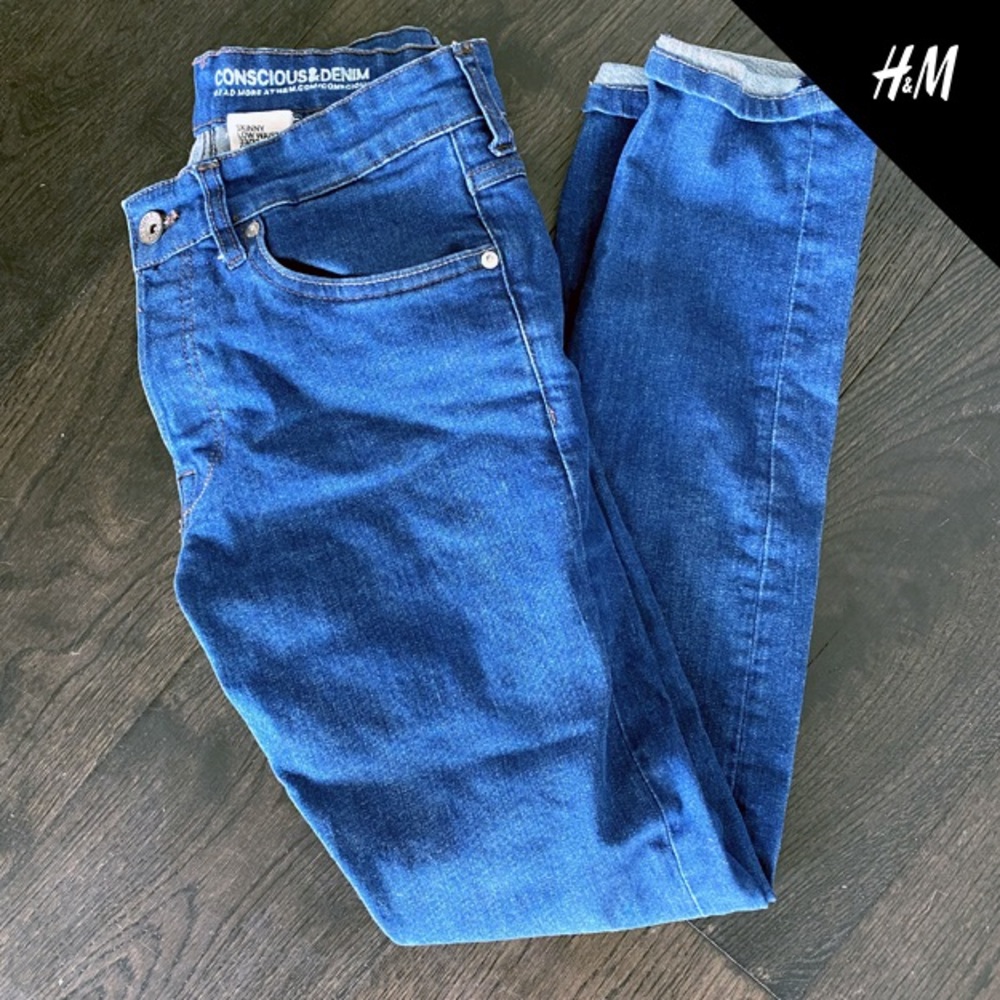 H&M Spray On Skinny Stretch Denim Jeans